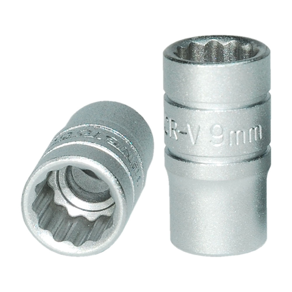 Teng 1/4in Dr. Socket 9mm 12Pt
