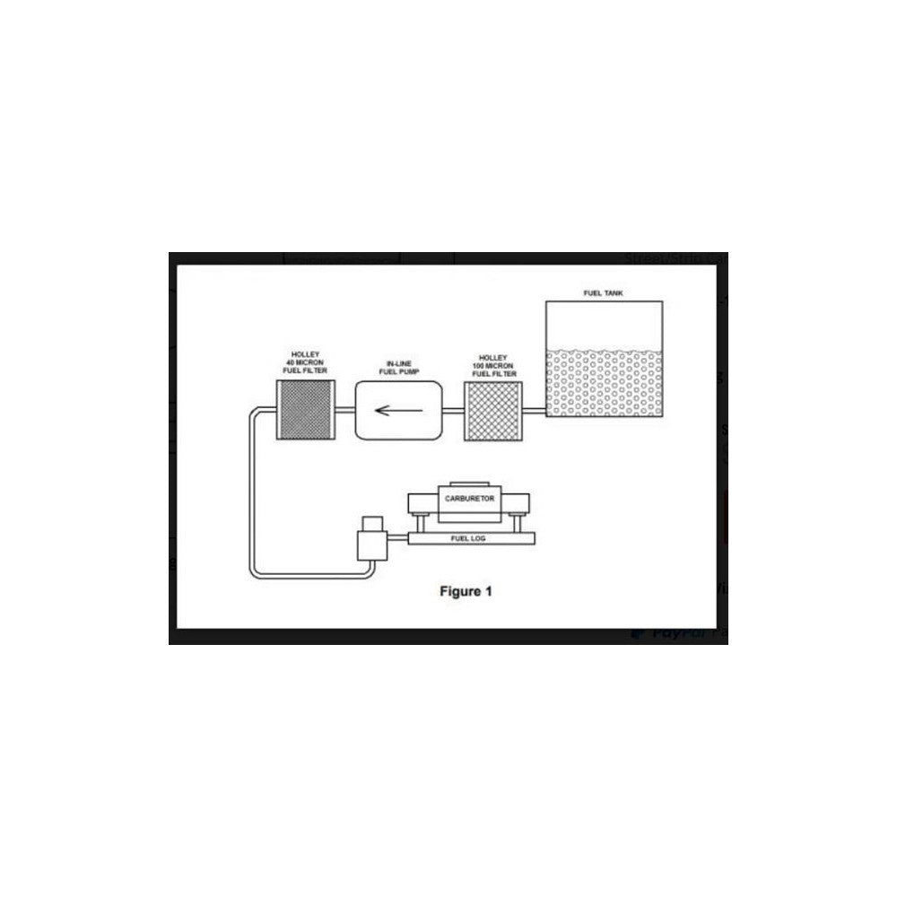 Holley 110 GPH "Blue" Electric Pump Without Regulator#HOL12-812