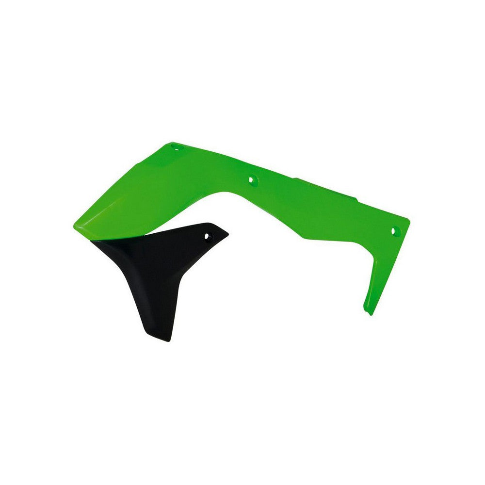 Radiator Shrouds Rtech Kx450F 16-18 Green Black