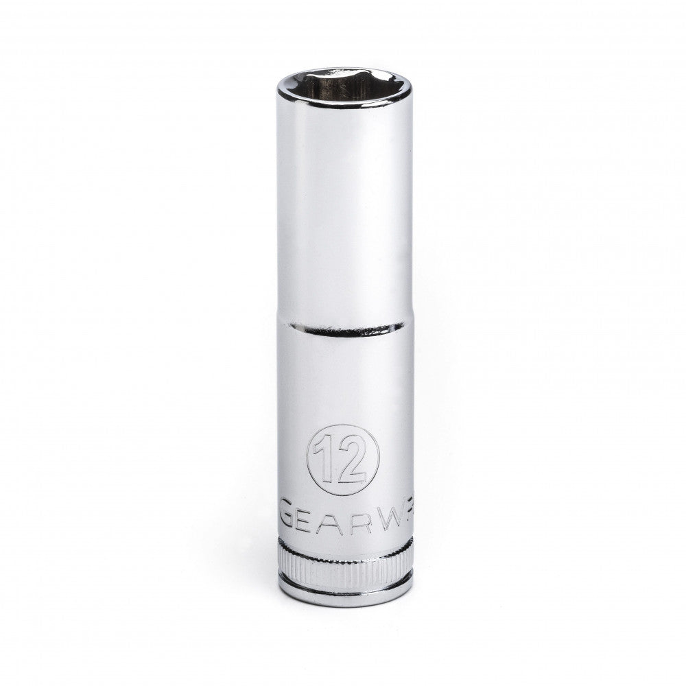 GEARWRENCH 3/8" Drive 6 Point Deep Metric Socket 12mm