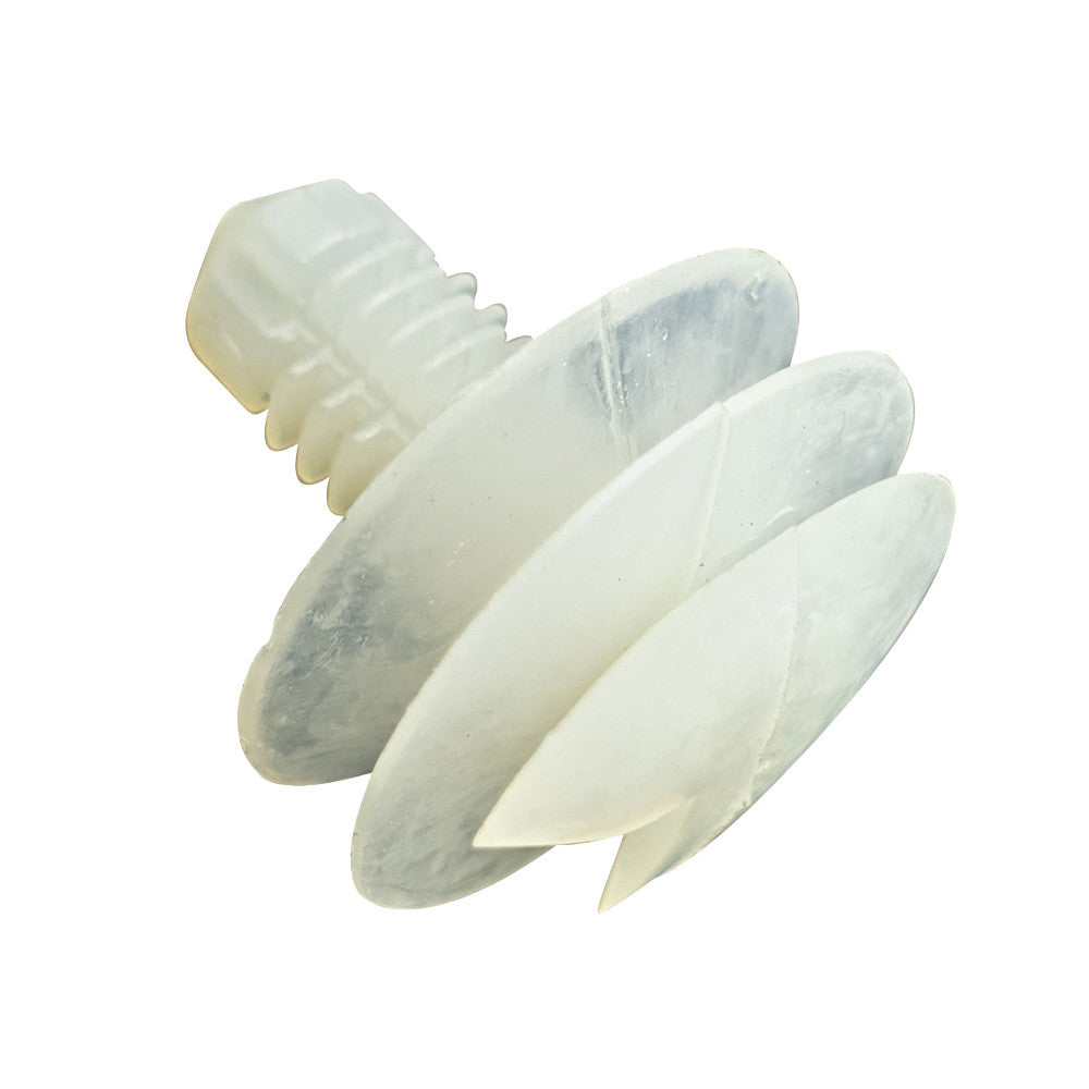 Gti Door Trim White 19.3 x 21.5mm, 6.6-7.5mm Hole (30 Pack)