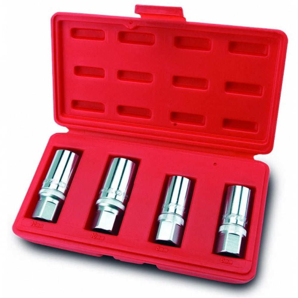 Toptul Stud Puller Socket Set 1/2" Drive 4pce