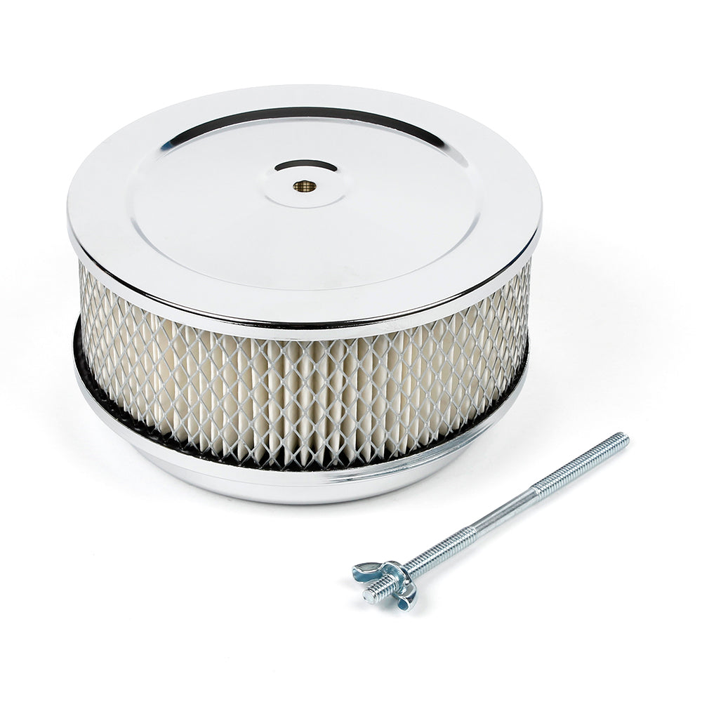 6" x 2" Air Cleaner - Chrome