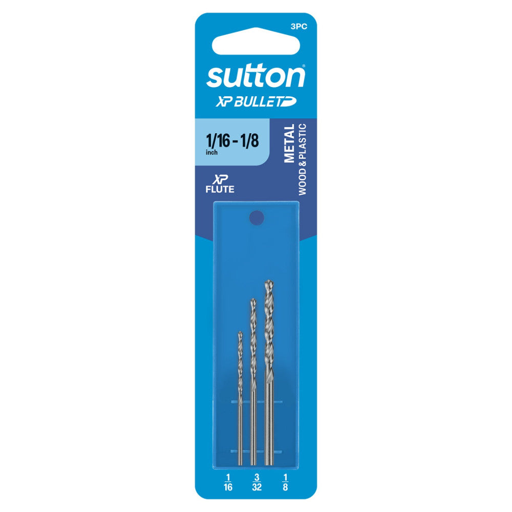 XP Bullet Jobber Drill Refill Set 3 Piece 1/16-1/8 Set