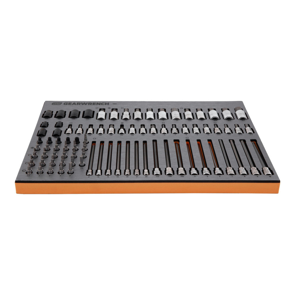GEARWRENCH 84Pc 1/4, 3/8 & 1/2 in. Drive Bit Socket Set In EVA Tray