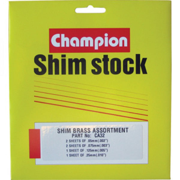 BRASS SHIM ASSORTMENT 150mm x 150mm (4 SIZES)