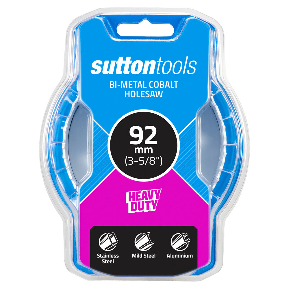 92mm Sutton Tools Bi-Metal Cobalt Holesaw