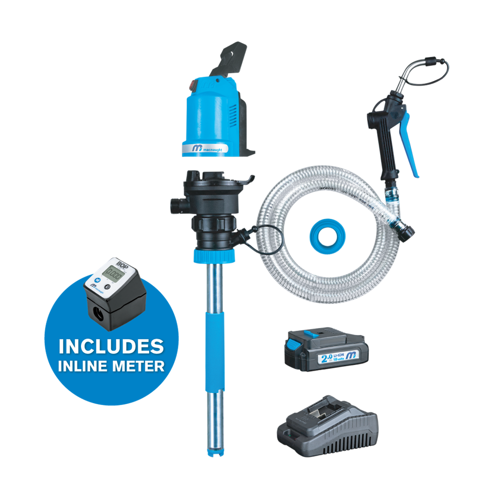 BOP 20 Litre Battery Operated Pump Starter Kit - Universal With Inline Meter