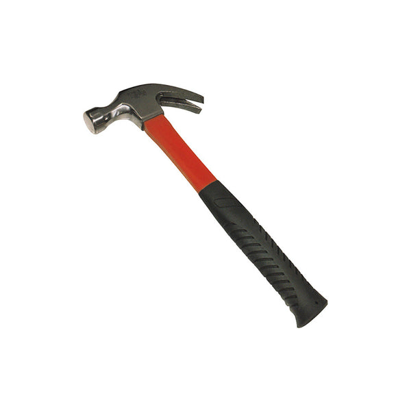 T&E Tools 16Oz. Claw Hammer With Fibreglass Handle