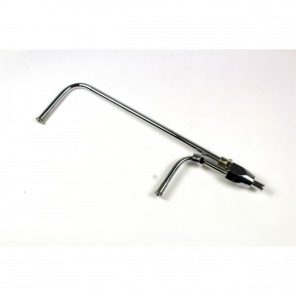 RPC Chrome Steel Fuel Line - Short #2198