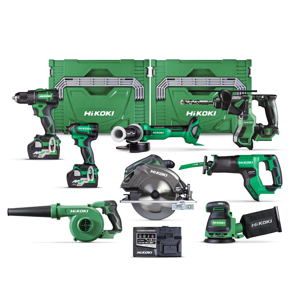 HiKOKI 36V/18V Multi Volt Brushless 8-Tool Kit