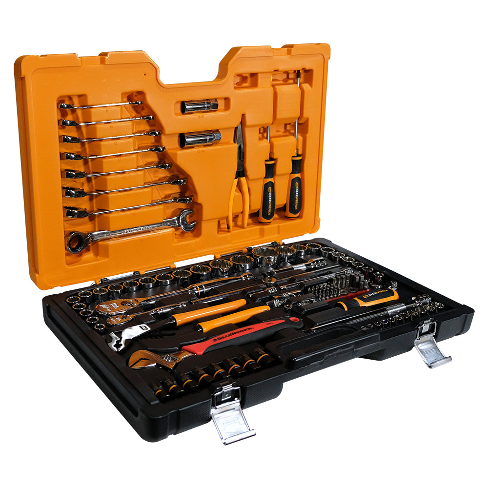 GEARWRENCH 107 Piece Socket And Reverse Ratcheting Emergency Set - 83998