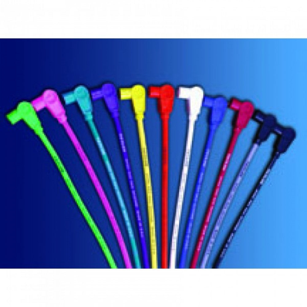 Taylor HT Igition Leads HOT LIME 8mm Straight #78555