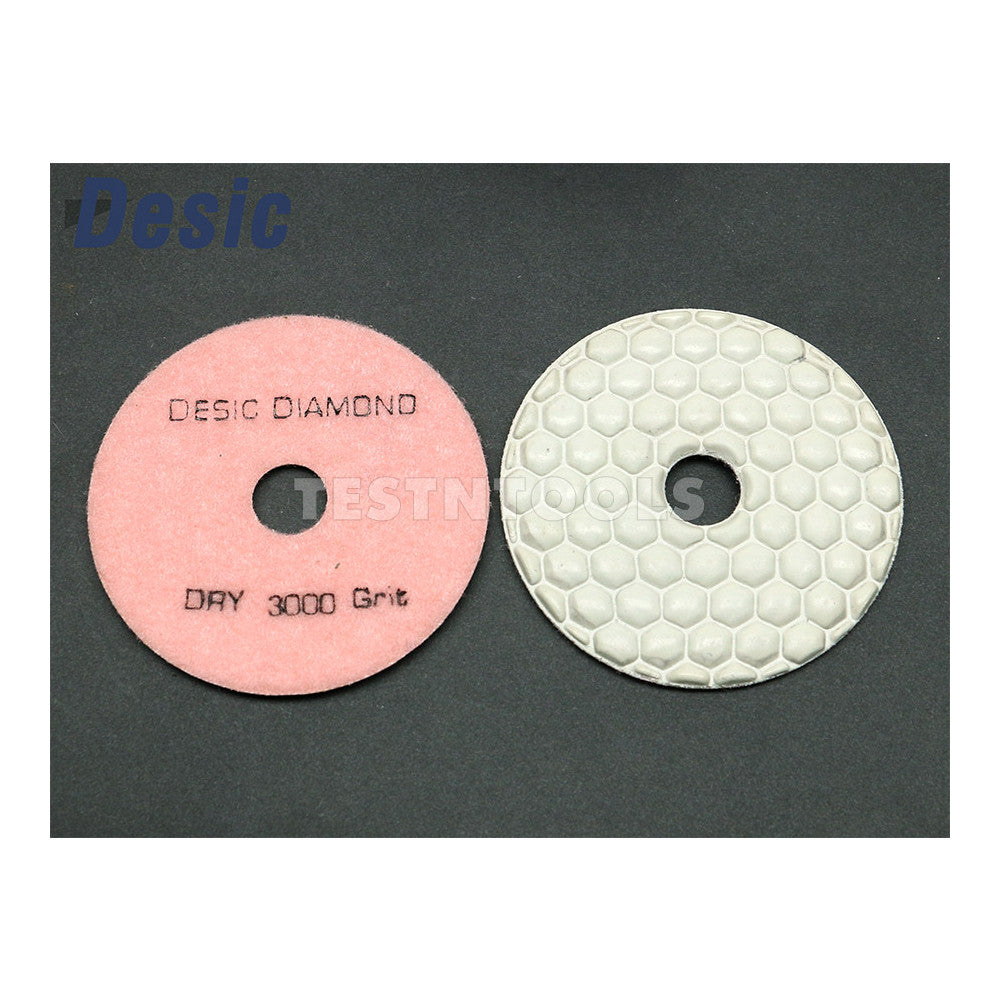 Desic Diamond DRY Polishing Pad 100mm 3000 Grit AAA Grade