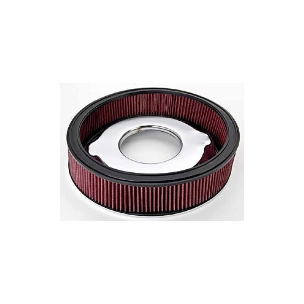 AFTERBURNER Air Cleaner 14x3 Chrome Washable Element - Drop Base Each#R4350