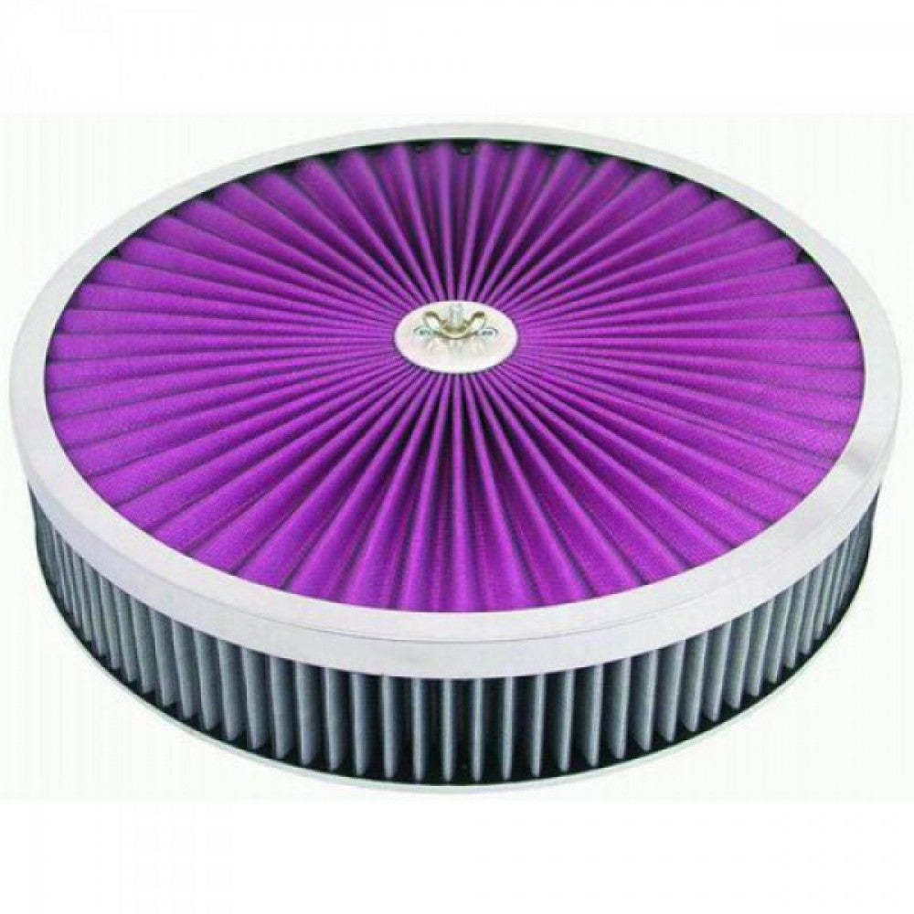 RPC Chrome Super Flow Air Cleaner Set 14" x 3" #R2026X