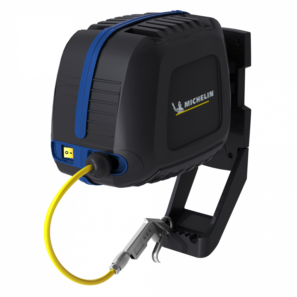 Wall-mounted Oil-Free Air Compressor With Integrated Hose Reel