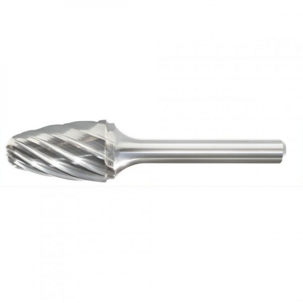 SF5MNF Carbide Burr Tree Shape Aluminium Cut 12.7x25x69mm With 6mm Shank