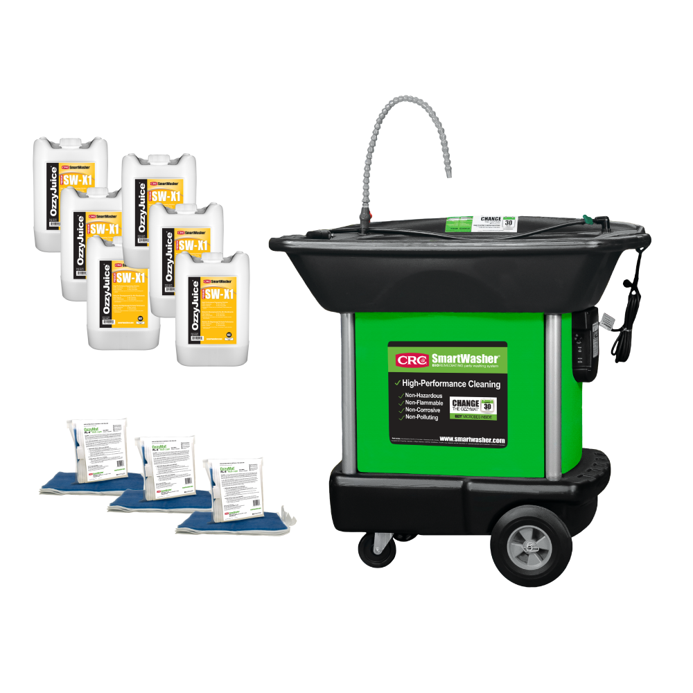 SmartWasher Mobile Heavyweight Parts Washer High Performance Degreasing Kit