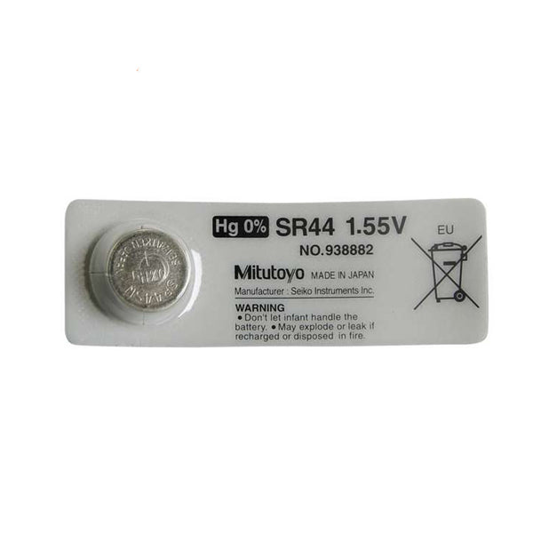Battery SR44 (BP 1) 1.5V Mitutoyo Button 11.6mm Dia x 5.4mm Thick