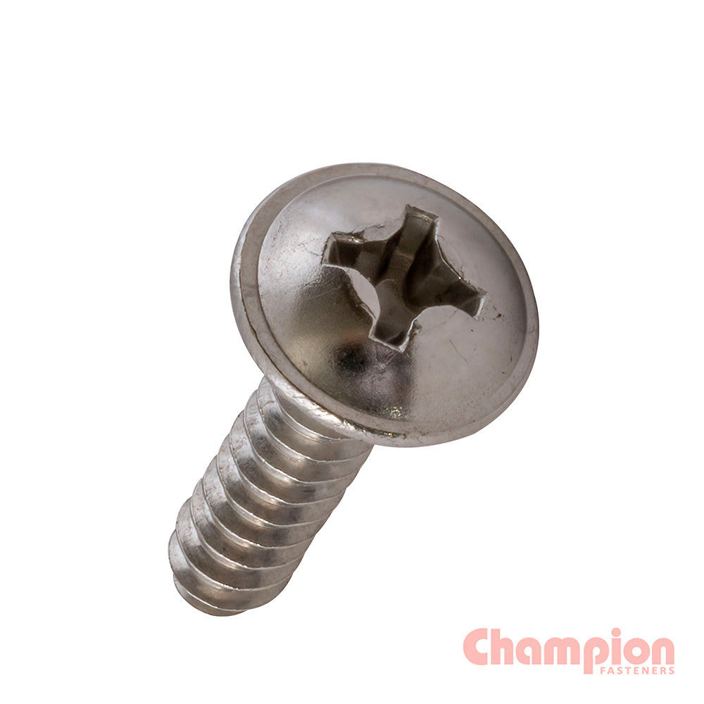 Champion Ss Mushroom Head S/Tapping Screw 5.5X19mm