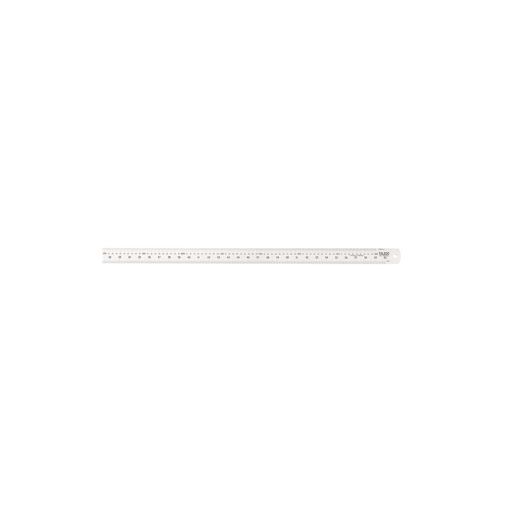 Rule 1500mm/60" x 40mm Metric Imperial Single Sided Toledo 150060
