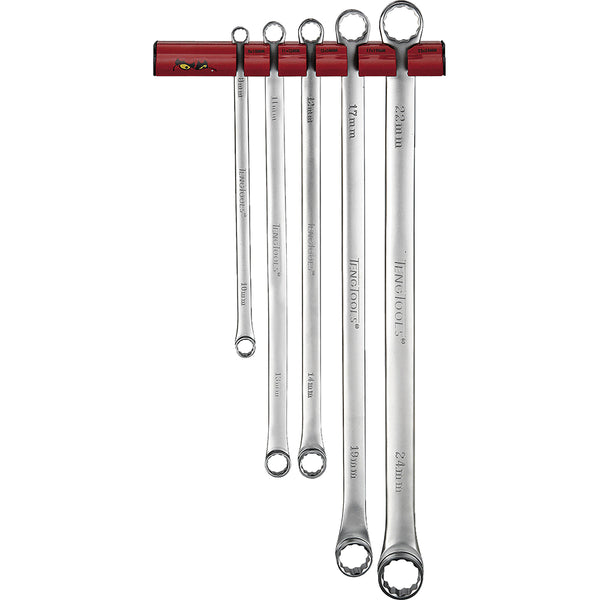 Teng 5Pc Extra Long Ring Spanner Set 8-24mm W/Wall