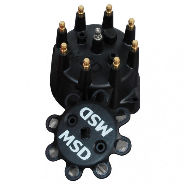 MSD Distributor Cap Small Diameter Black Each#MSD84313