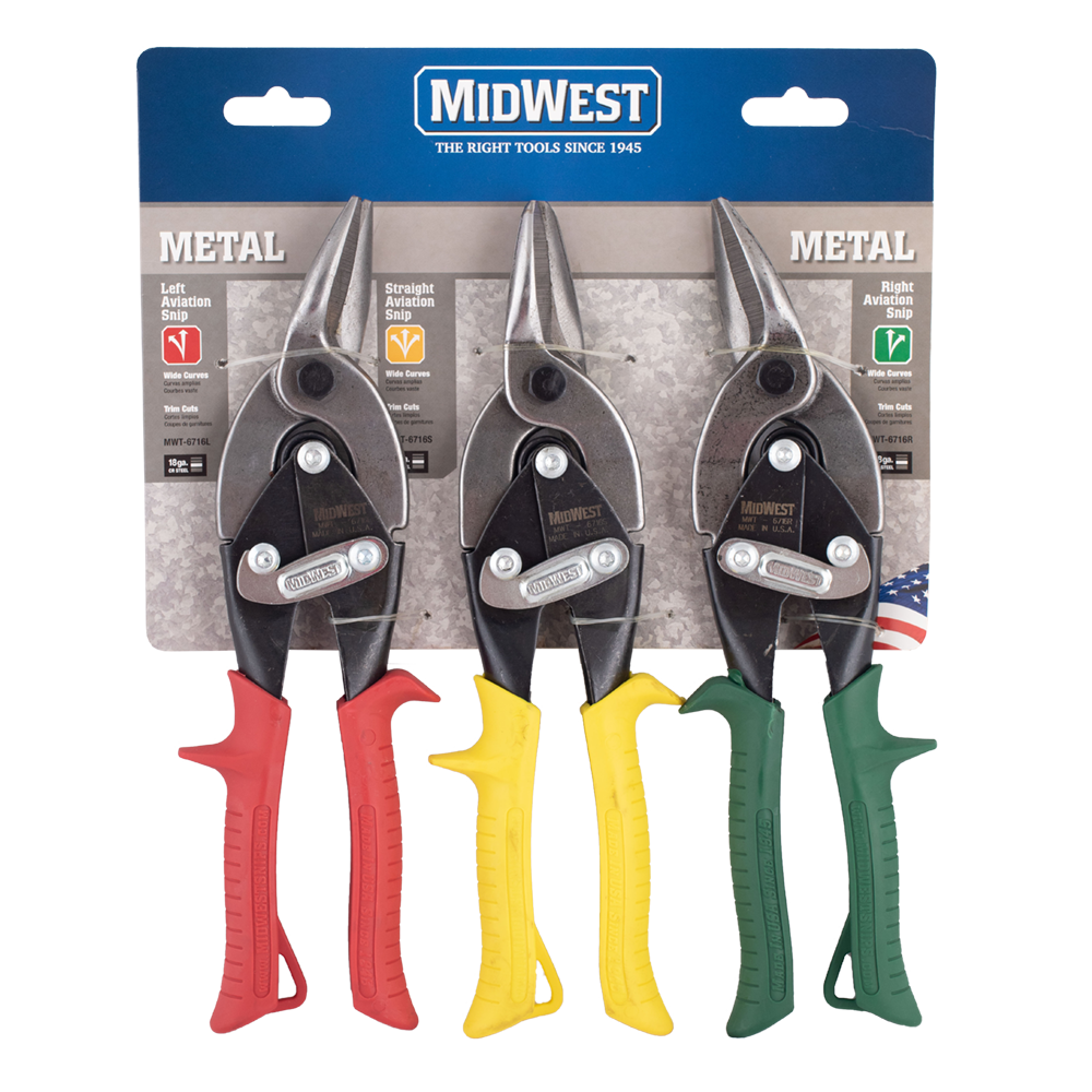 Aviation Snip Combo Set - Left, Right & Straight