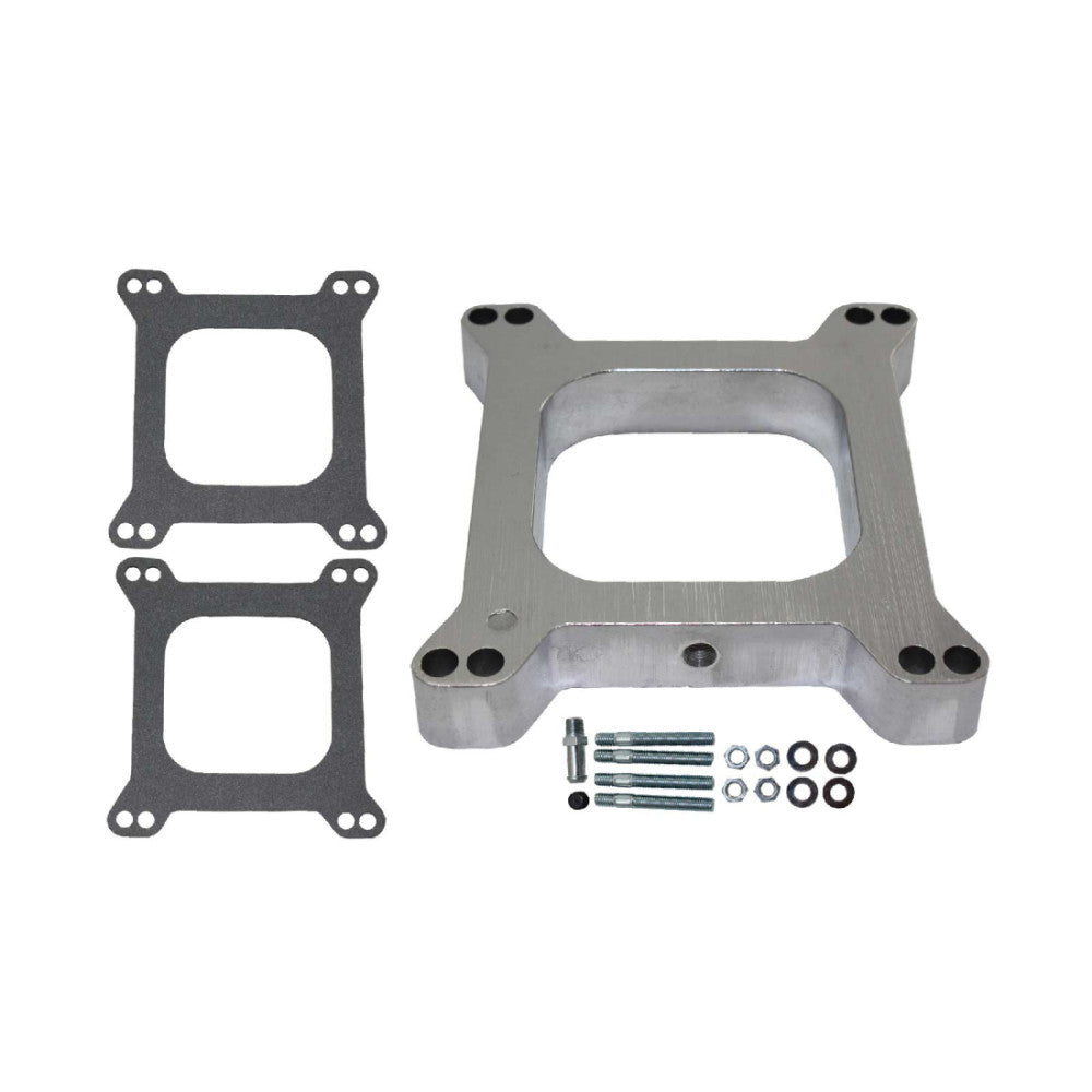 TSP Carb Spacer 1.0 Inch - Open (Alloy) With Vacuum Port Kit#9131