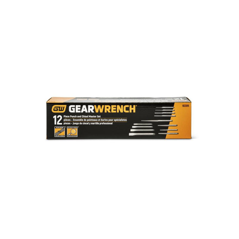 GEARWRENCH Punch And Chisel Set 12Pc