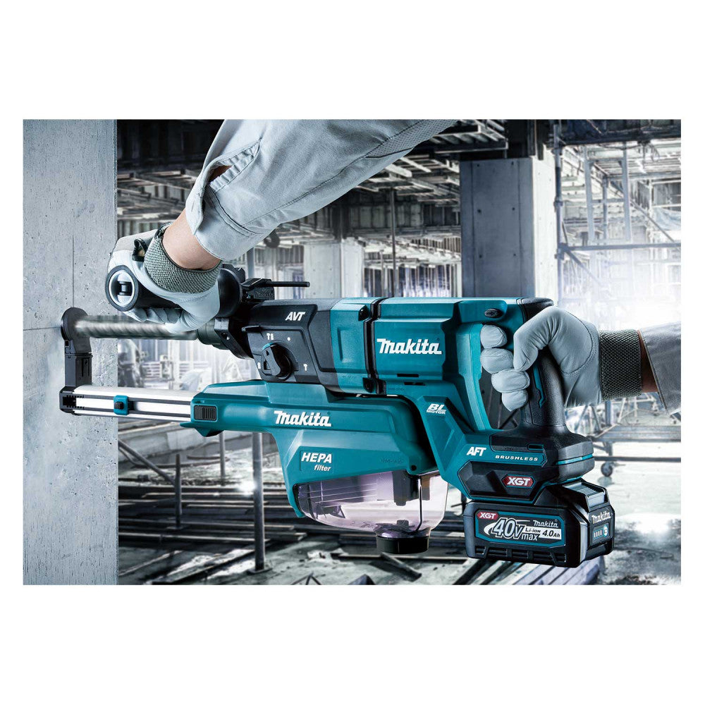 MAKITA 40Vmax XGT Brushless AWS* 28mm Rotary Hammer - SDS-Plus - BARE TOOL