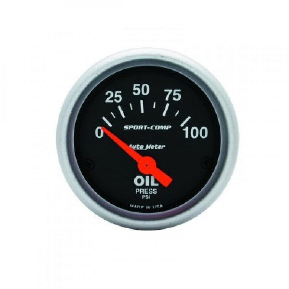 Autometer Sport-Comp Oil Pressure 2-1/16" Electric