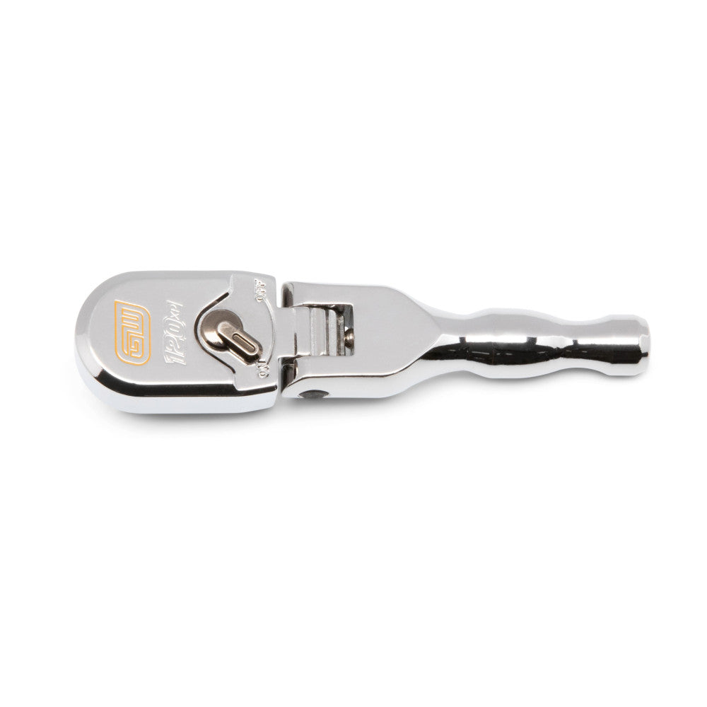GearWrench 3/8in. Drive 120XP™ Full Polish Chrome Stubby Flex Head Ratchet