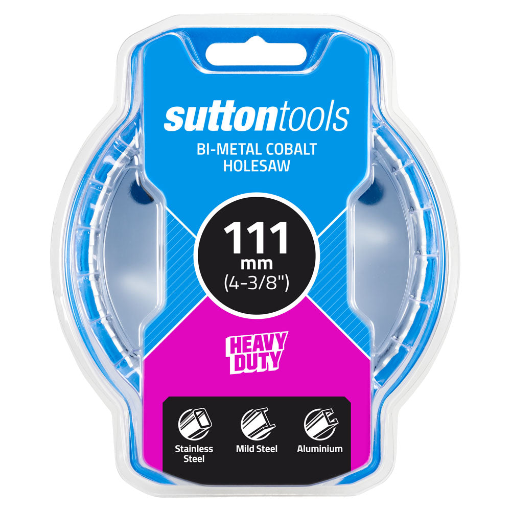 111mm Sutton Tools Bi-Metal Cobalt Holesaw