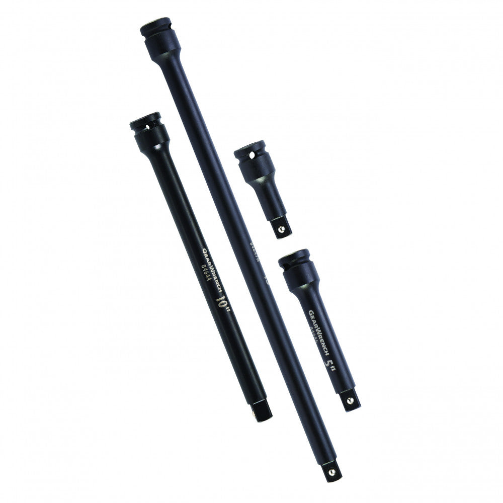 GEARWRENCH 4 Pc. 1/2” Drive Impact Extension Set 3”, 5”, 10” & 15”