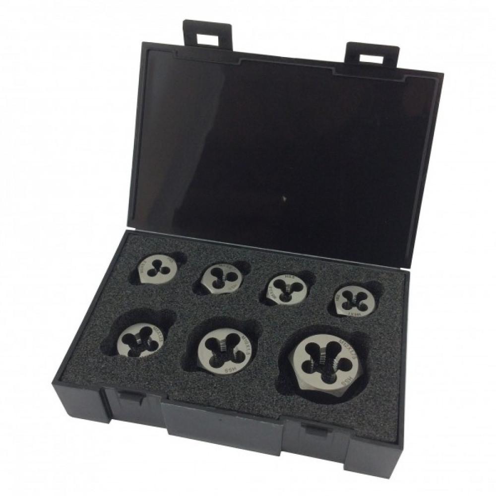 M3-M12 High Speed Steel Die Nut Set 7 Piece