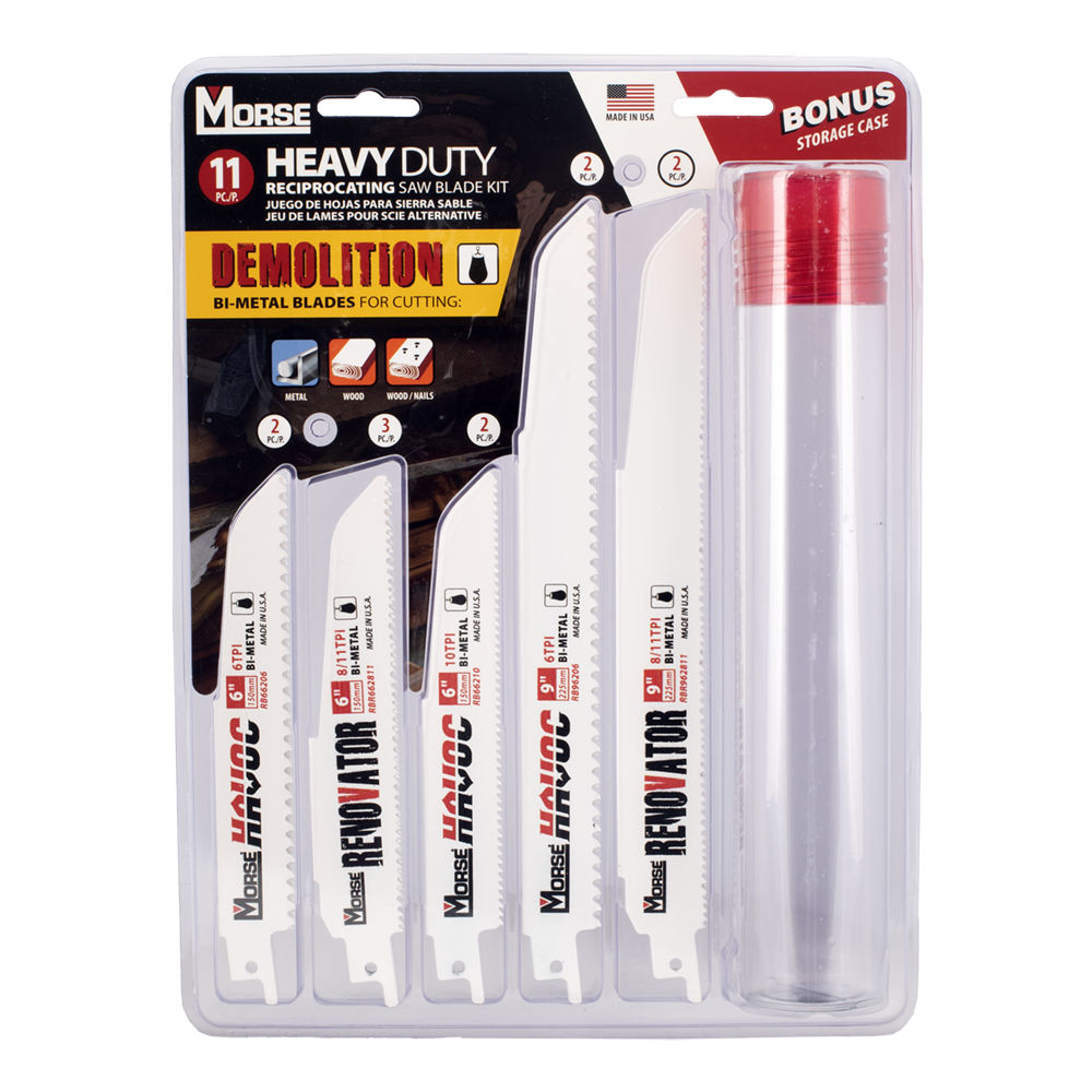 MORSE Demolition Assorted Reciprocating Blade Kit