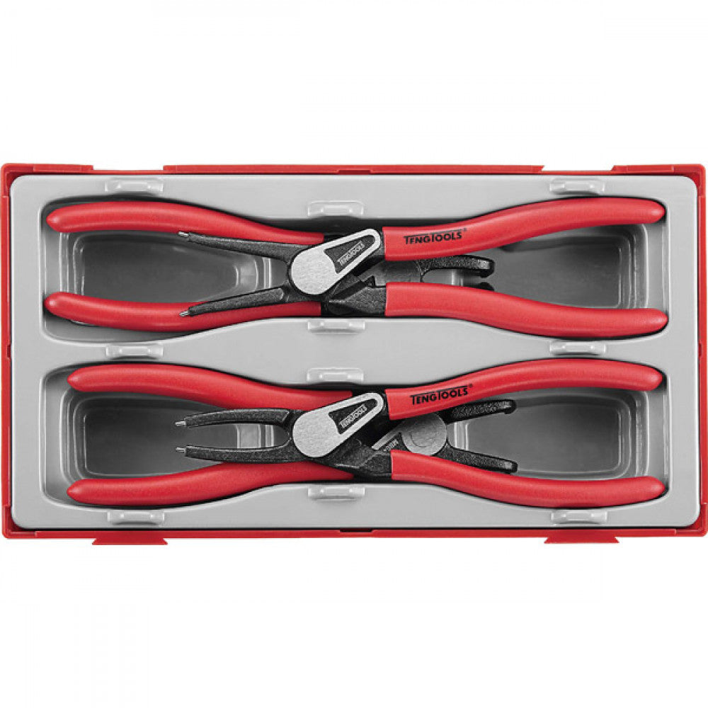Teng 4Pc Mb 7in Snap-Ring (Circlip) Plier Set - Tc