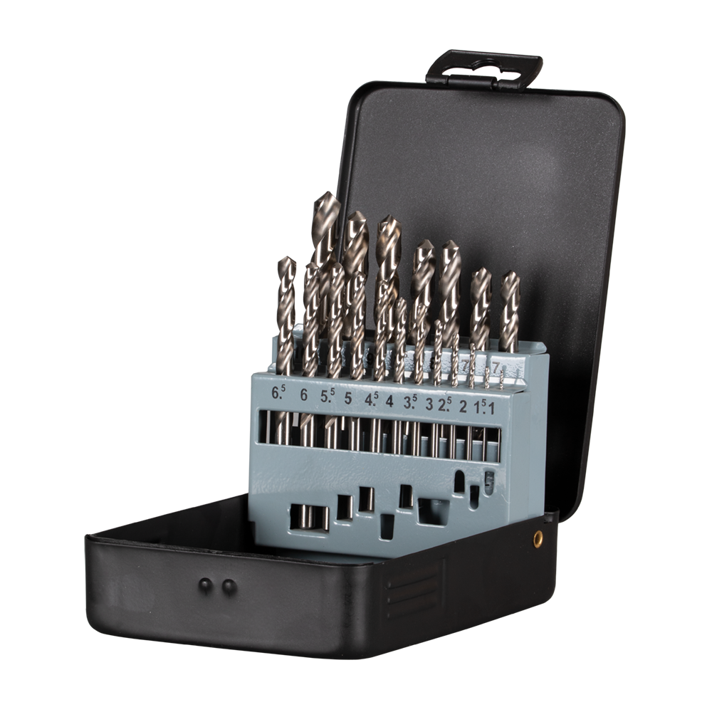 High Speed Steel Metric Drill Set 19 Piece -1mm-10mm