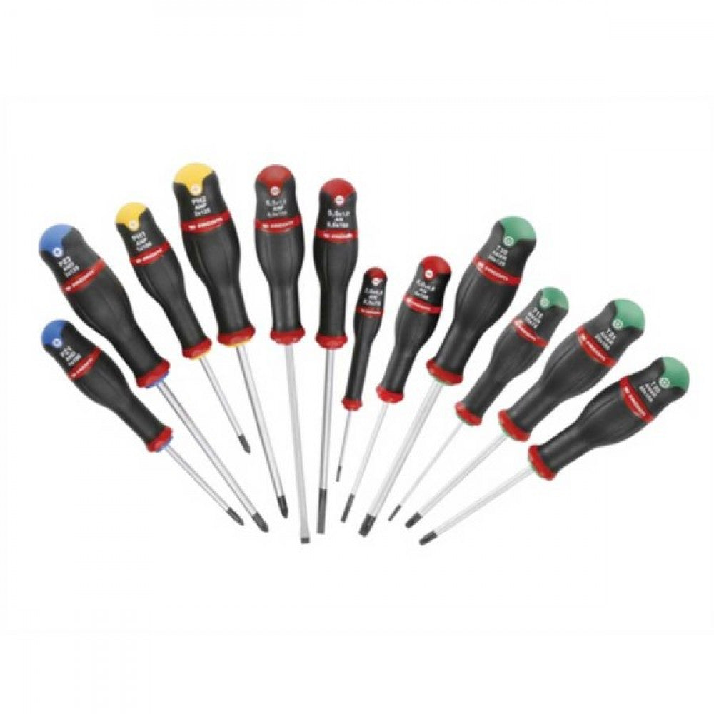 SCREWDRIVER SET FL/PH/PZ/RTX FACOM AT.J12R2PB 12S/D + 2-RKS