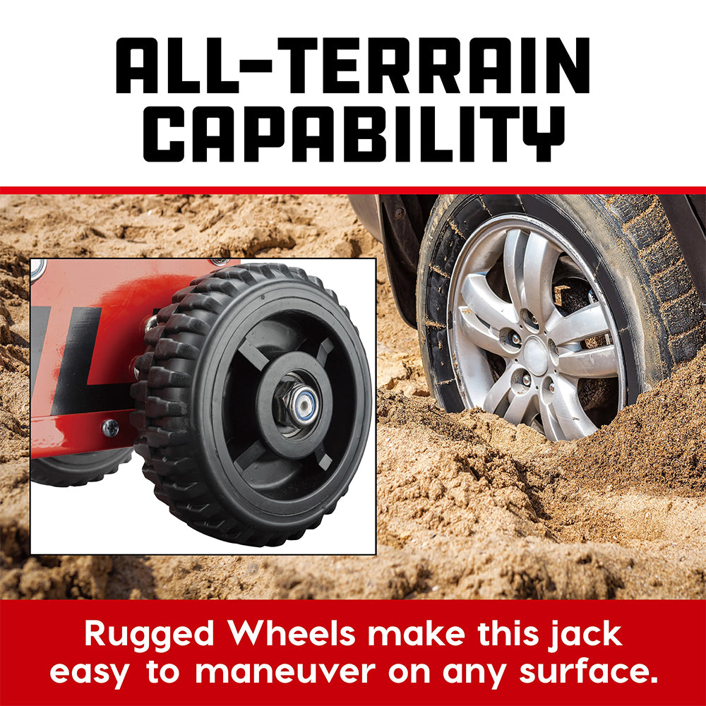 1.5 Ton Big Wheel Off Road Jack