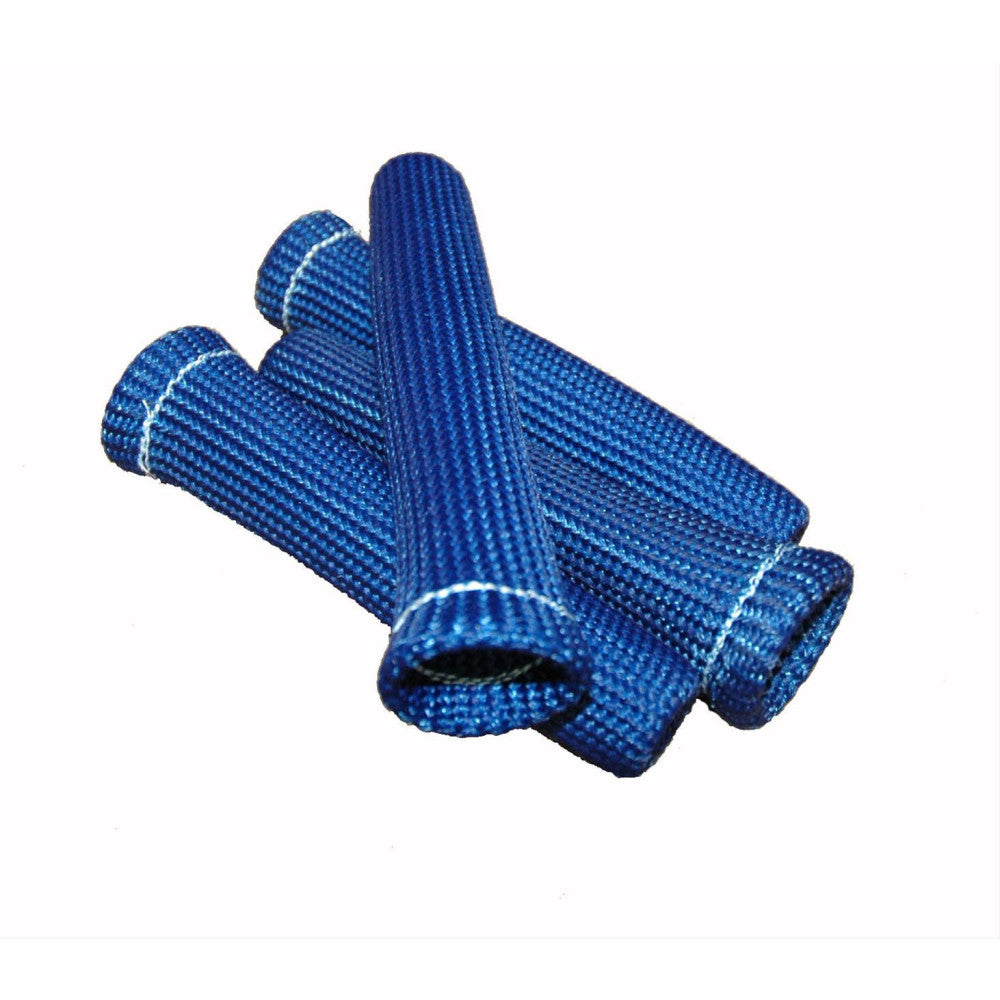 Thermo-Tec Heat Shield Thermo Plug Wire Sleeves - Blue 4 Pack#14263