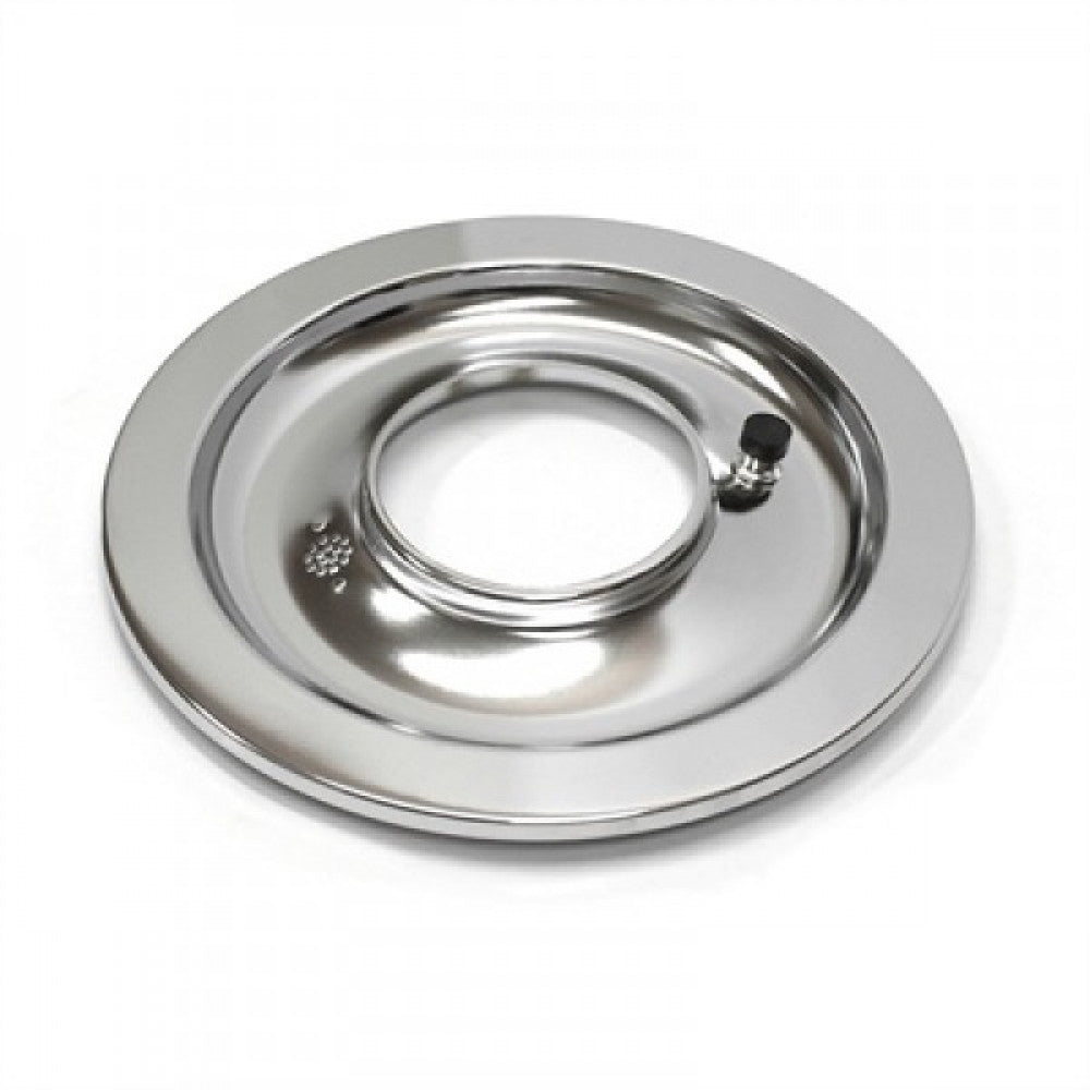TSP Air Cleaner Base 14 Inch Flat Base - Chrome Each#7299B