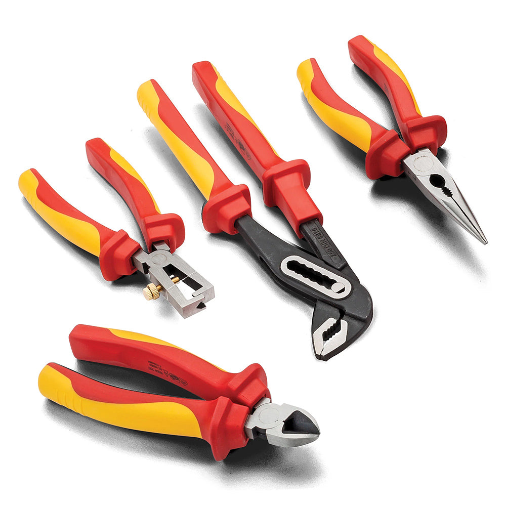 Powerbuilt 4pc VDE Plier Set W/Storage Case