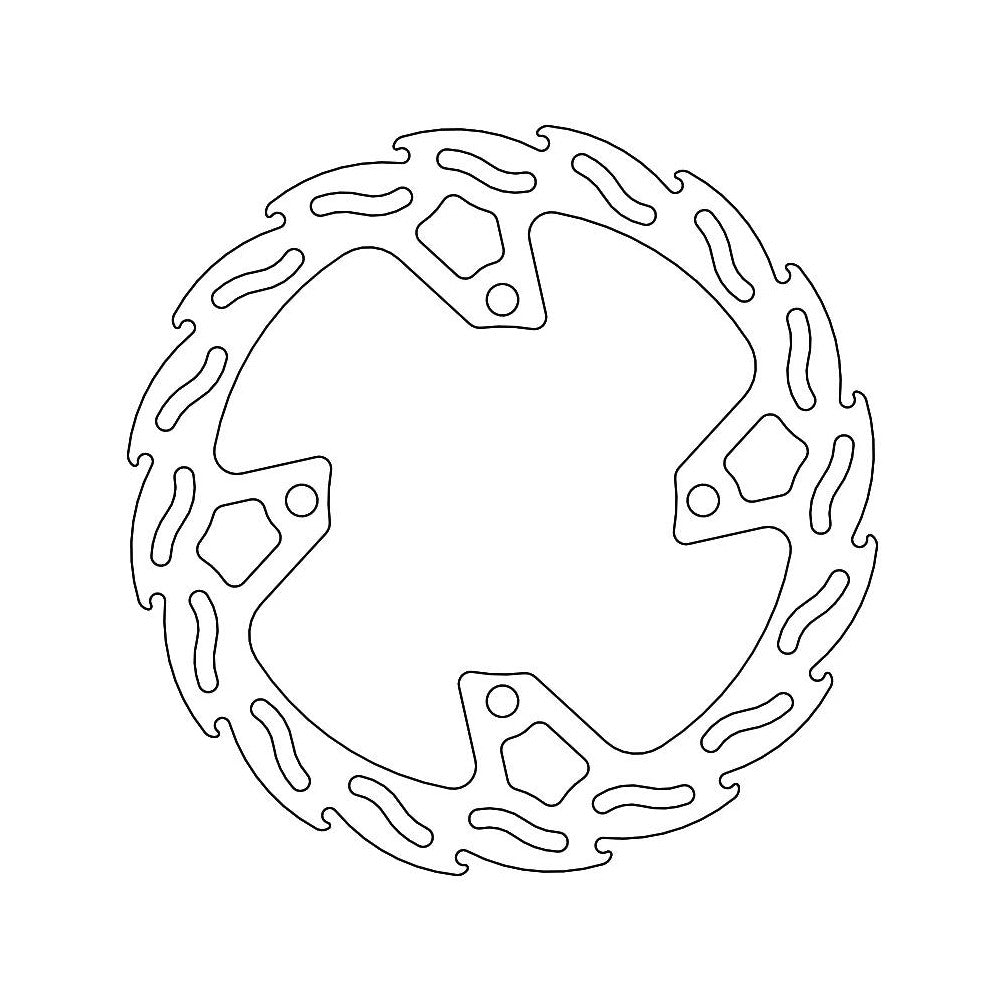 Brake Rotor Moto Master Flame Rear Kawasaki Kx450F 19-21