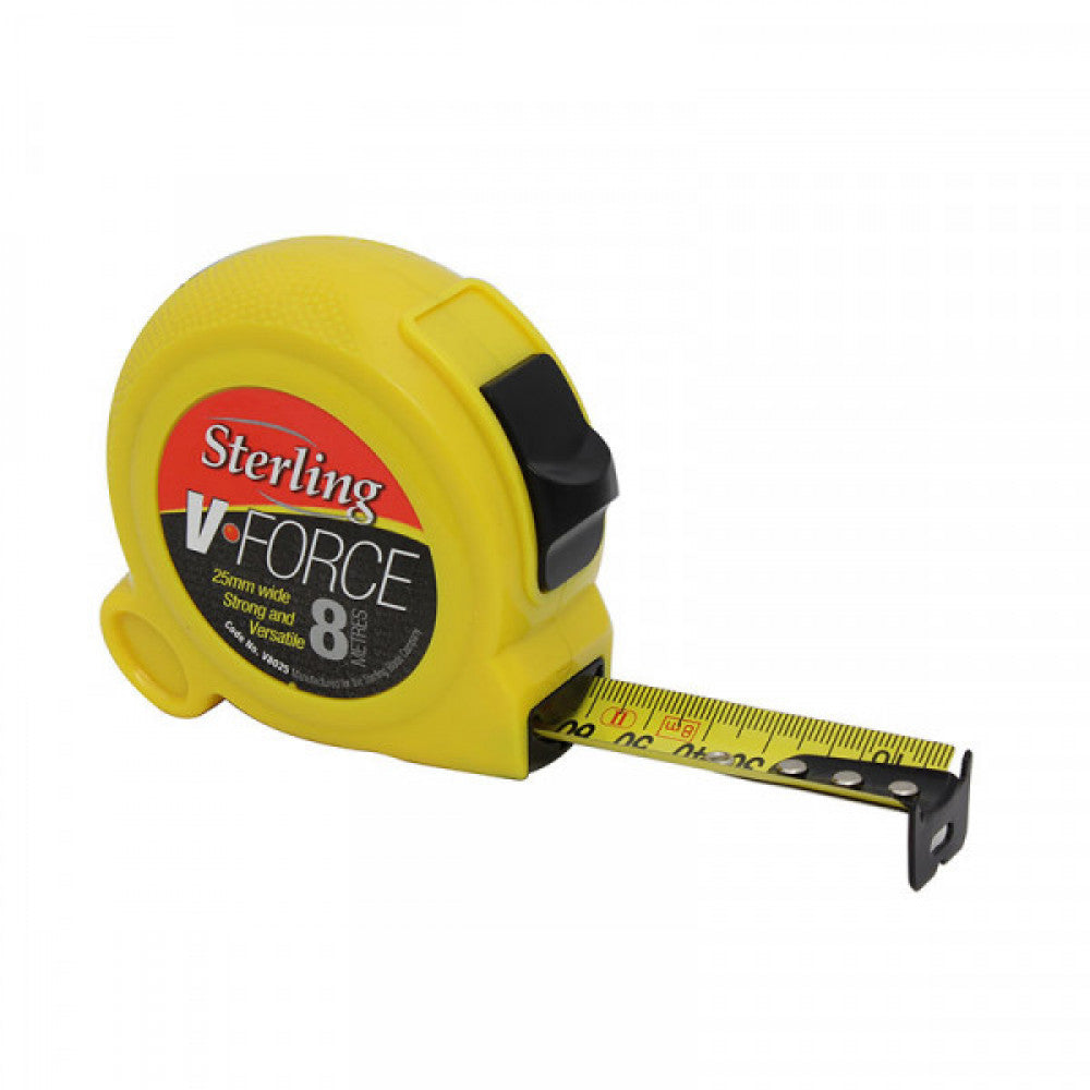 Sterling 8m x 25mm V-Force Metric Tape