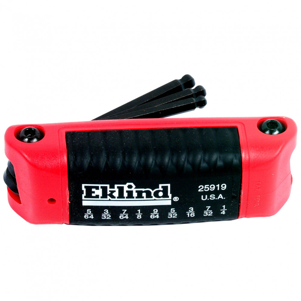 Eklind Ergo Fold Ball Hex Key Set 5/64"-1/4"