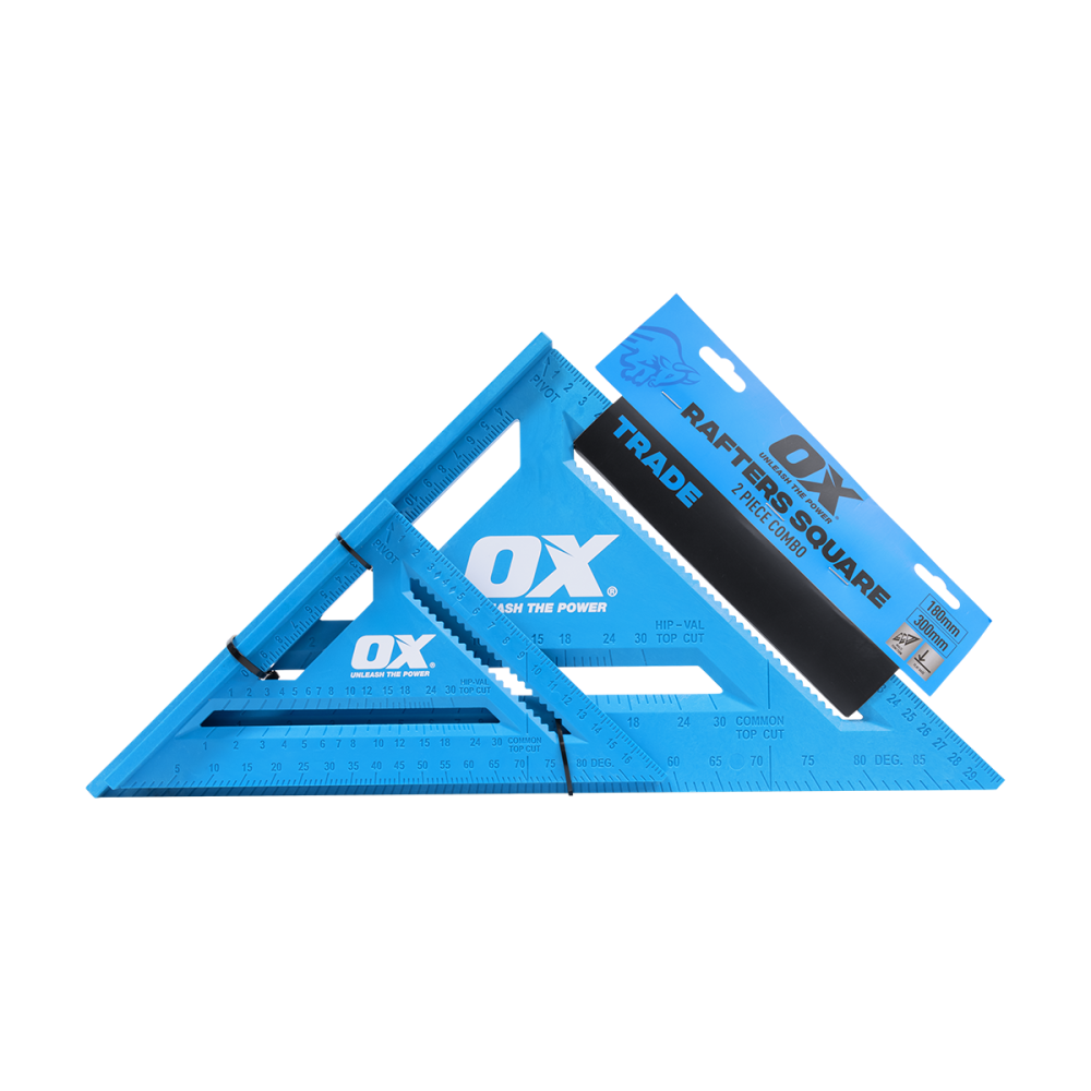 OX Trade 2pc Rafters Set Square Set