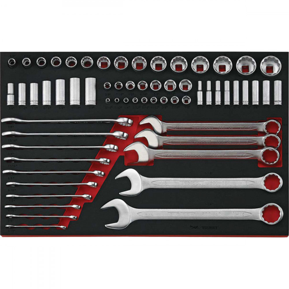 Teng 62Pc Af Socket & Combination Spanner Set (Eva